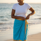 Kikoy Towel Lime Stripe - Vibrant, Versatile Beach & Bath Essential