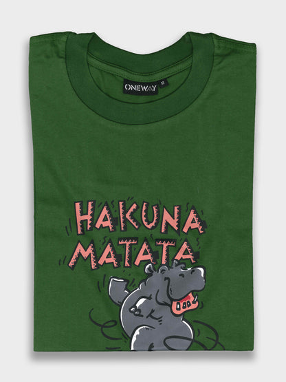 Oneway Kenya Hakuna Matata Kiboko T-Shirt – 100% Cotton