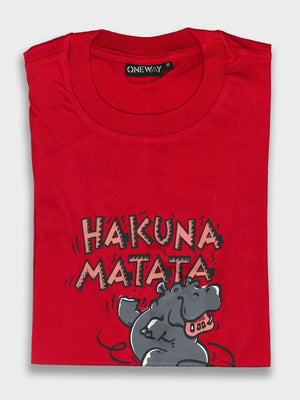 Oneway Kenya Hakuna Matata Kiboko T-Shirt – 100% Cotton