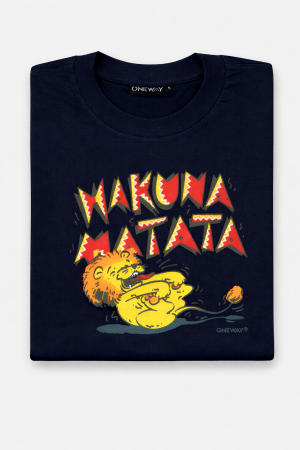 Hakuna Matata Printed T-Shirt - Simba Furaha Design
