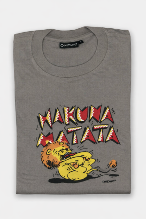 Hakuna Matata Printed T-Shirt - Simba Furaha Design