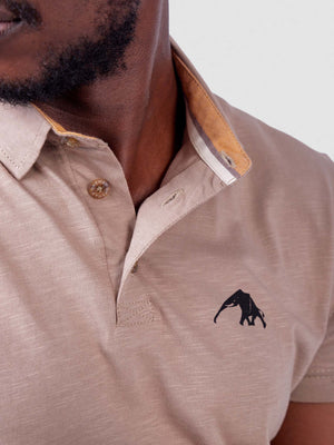 Slab Cotton Polo T-Shirt