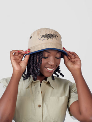 Running Zebras – African Print Bucket Hat | ONEWAY Kenya
