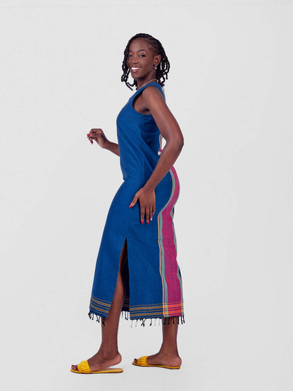 Kikoy Fitted Dress | Everyday Cotton Dress | Oneway Kenya