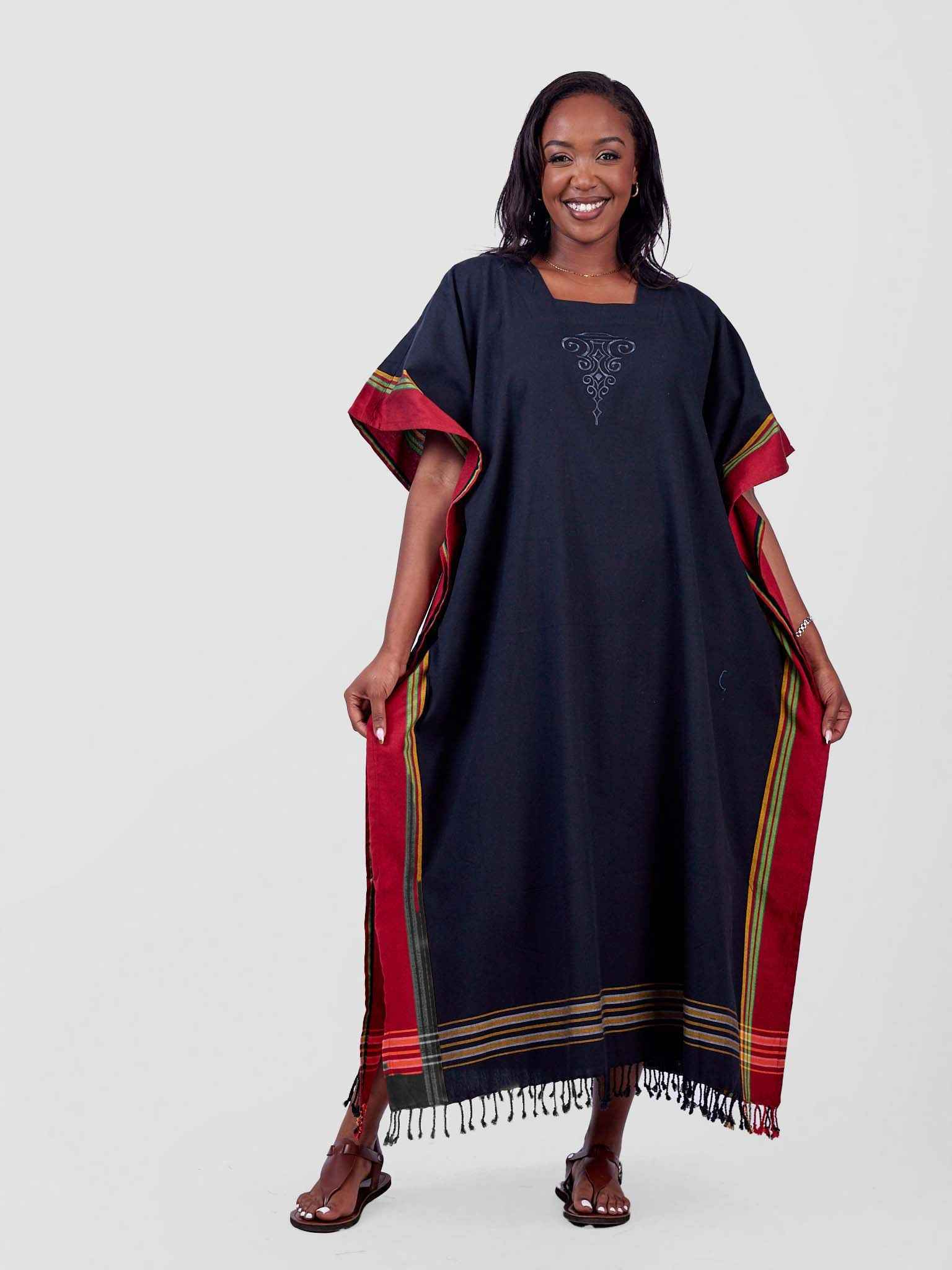 Kikoy African Dress Authentic Kenyan Cotton Style