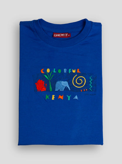 Colourful Kenya Kids T-Shirt | African Kids Clothing | Oneway