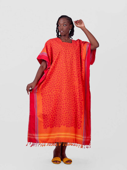 African Printed Giraffe Print Dress
