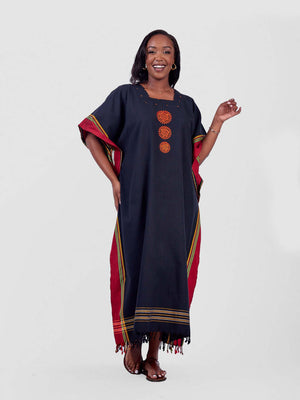 Kikoy Hand-beaded Nyota Dress