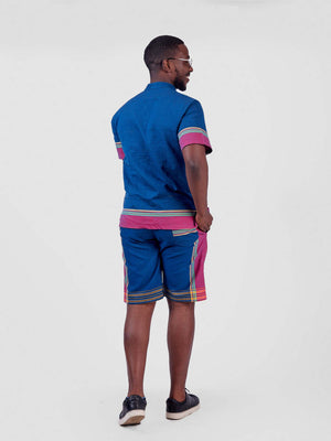 Kikoy Men’s Shorts Kenya – 100% Cotton Cargo Shorts by ONEWAY