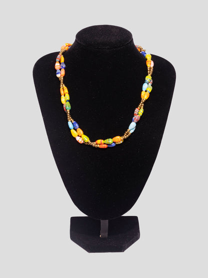 African Love Bird  Short Necklace