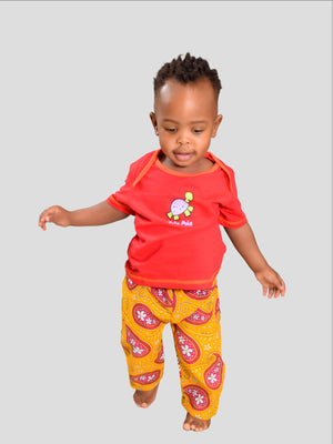 Infant T-Shirt “Pole Pole” | Kiswahili Baby Clothing | Oneway