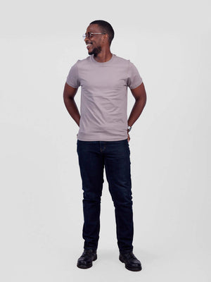 Premium Plain Round-Neck T-Shirt – Unisex 100% Cotton | Locally Made by ONEWAY Kenya
