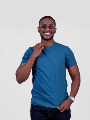 Premium Plain Round-Neck T-Shirt – Unisex 100% Cotton | Locally Made by ONEWAY Kenya