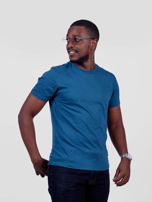 Premium Plain Round-Neck T-Shirt – Unisex 100% Cotton | Locally Made by ONEWAY Kenya