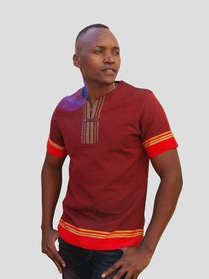 Kikoy V-Neck Mens Shirt