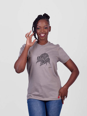 Oneway Kenya Zebras In Love T-Shirt – 100% Cotton