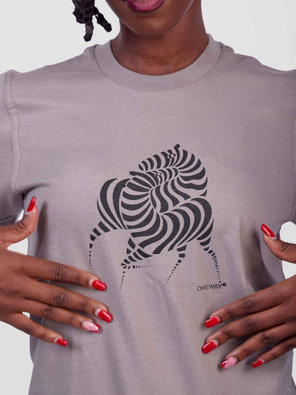 Oneway Kenya Zebras T-Shirt – 100% Cotton Love Design