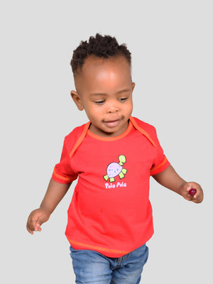 Infant T-Shirt “Pole Pole” | Kiswahili Baby Clothing | Oneway