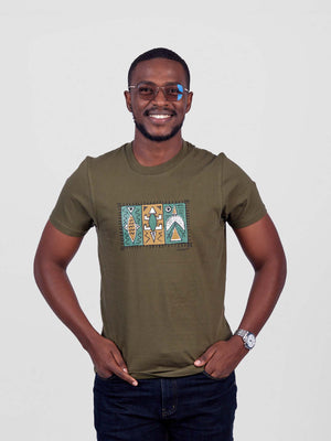 Oneway Kenya African Motives T-Shirt – 100% Cotton