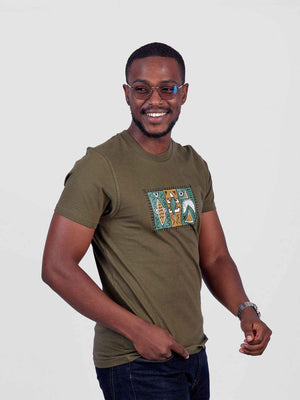 Oneway Kenya African Motives T-Shirt – 100% Cotton