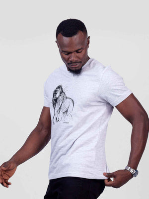 Oneway Kenya Gorilla Sketch Print T-Shirt – 100% Cotton