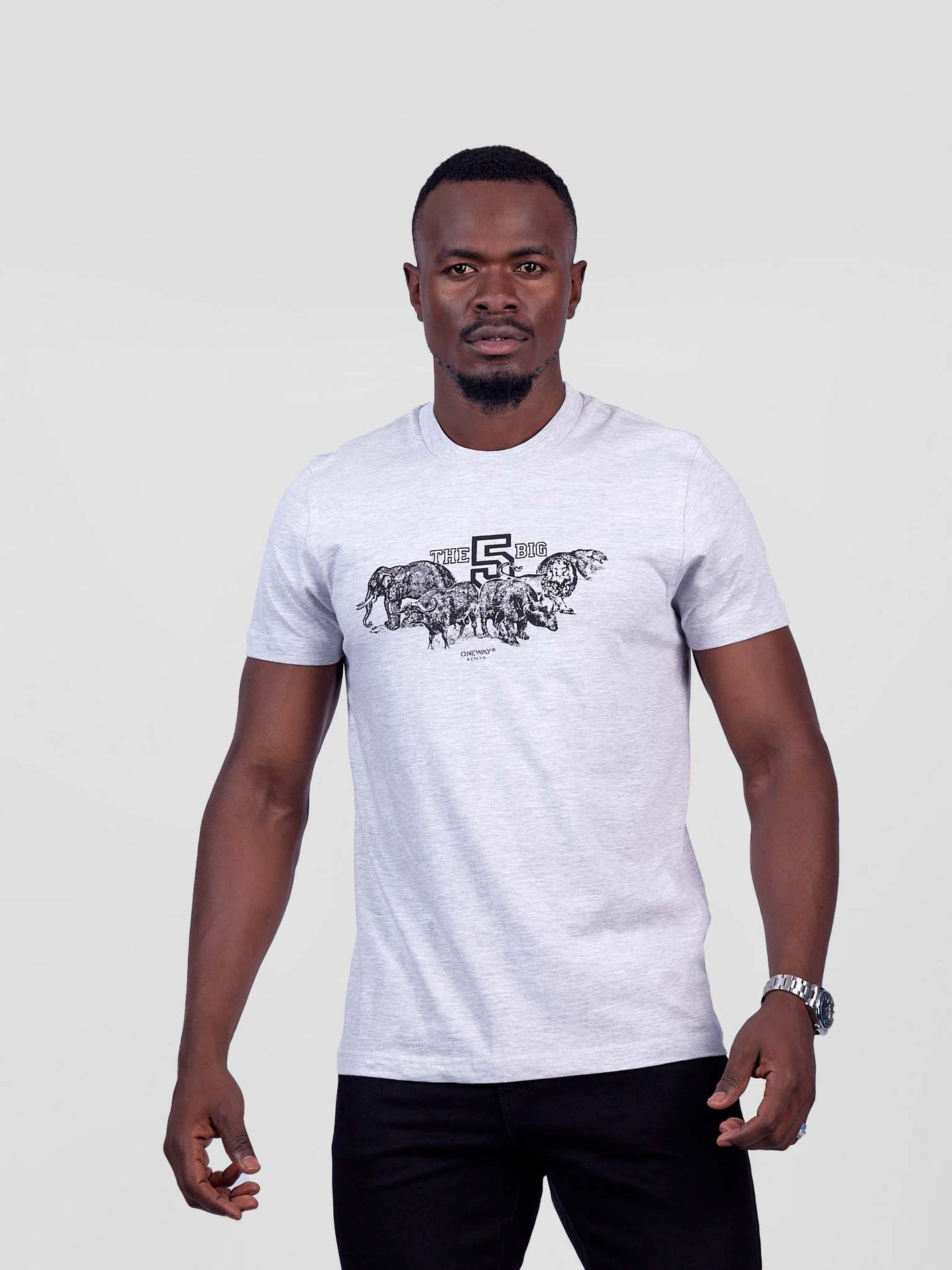 The Big Five Printed T-Shirt – Made in Kenya
