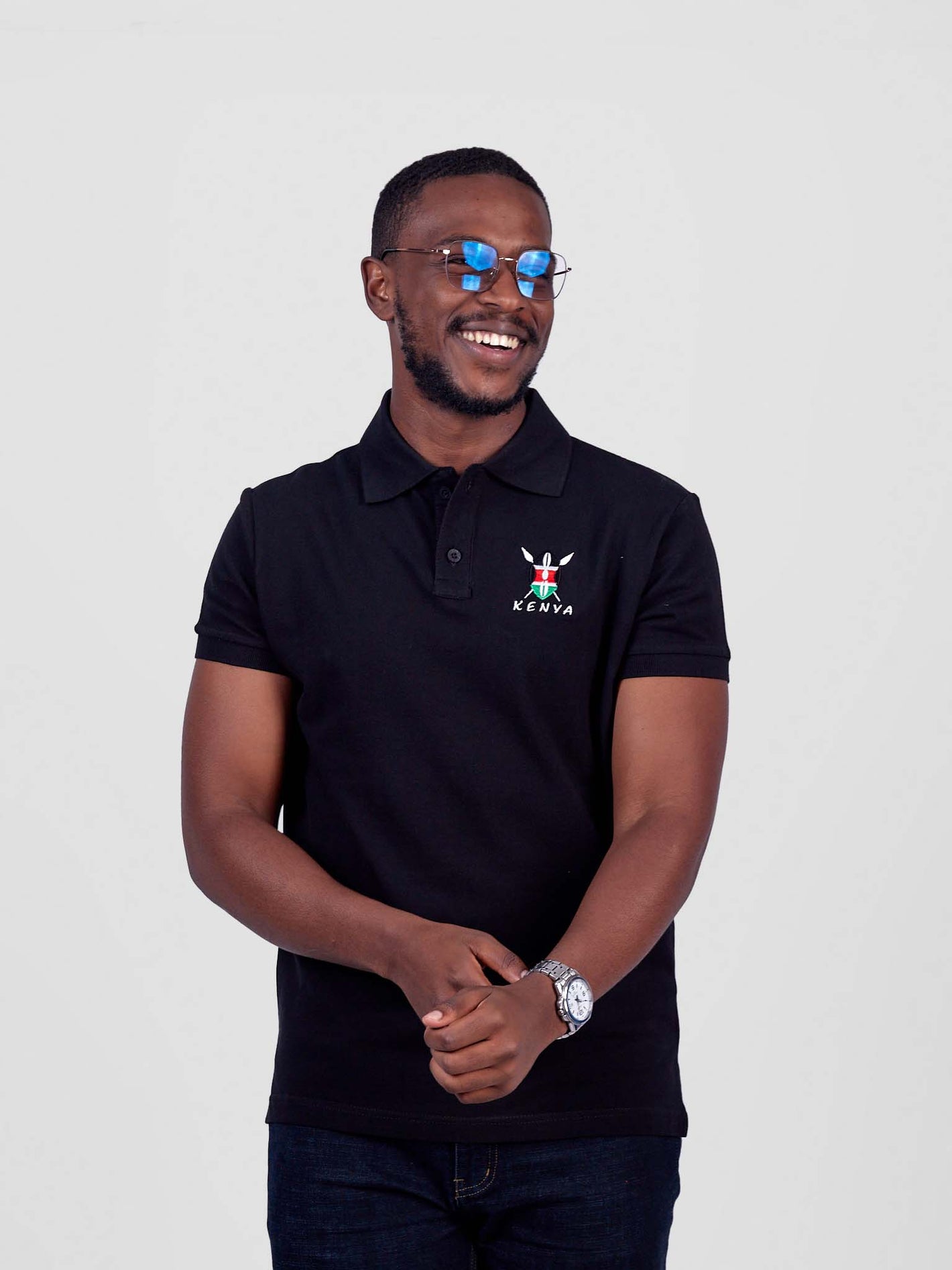 Kenya Shield Polo Shirt – Premium Cotton, Ethically Made in Nairobi
