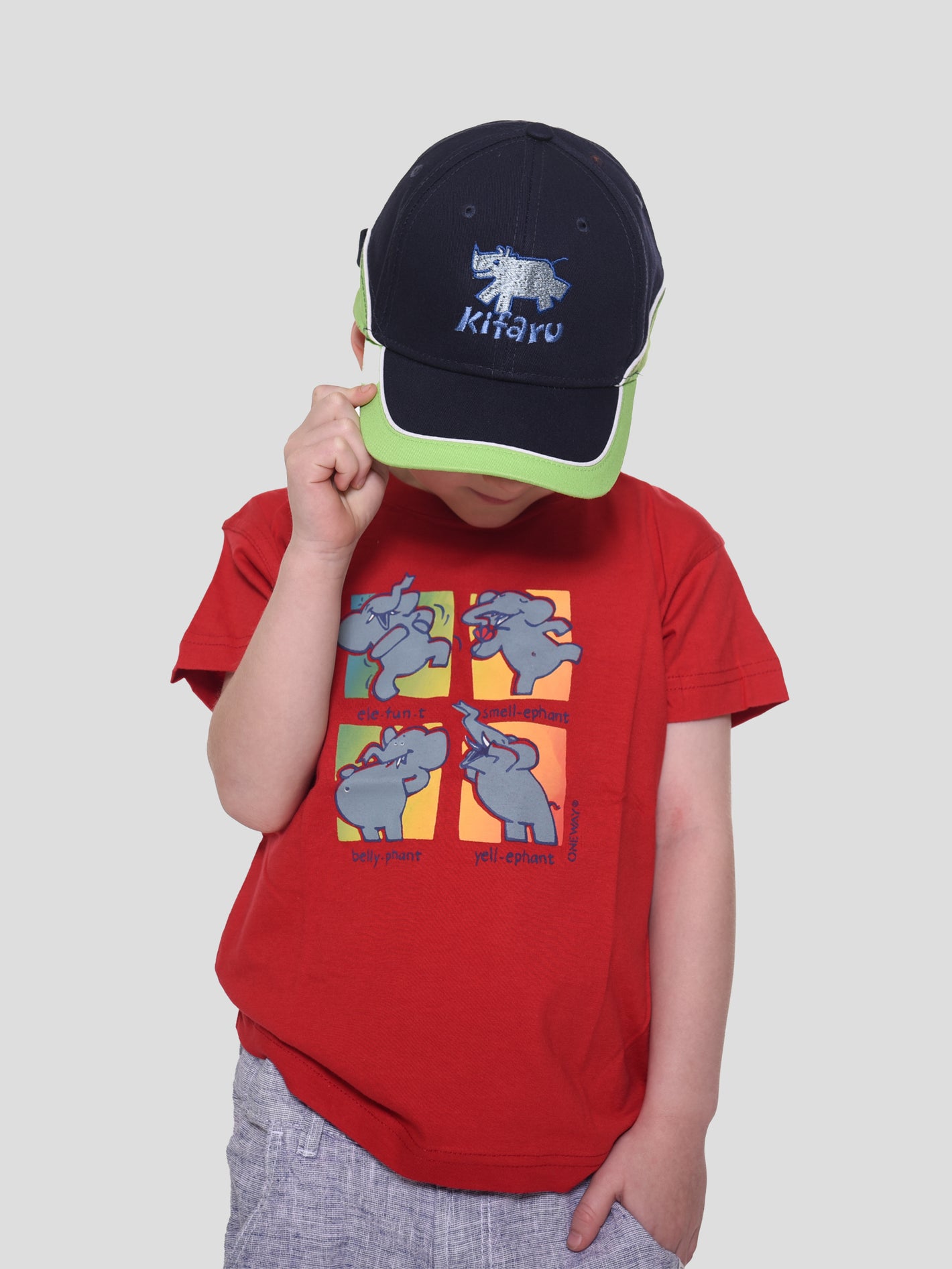 Four Fun Elephants Kids T-Shirt