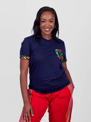 Wakanda T-Shirt with Kitenge Pocket – Bold African Fashion Made in Kenya