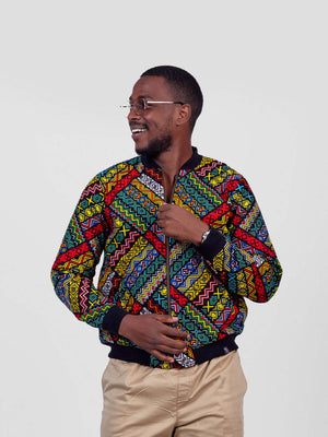 Kitenge Bomber Jacket