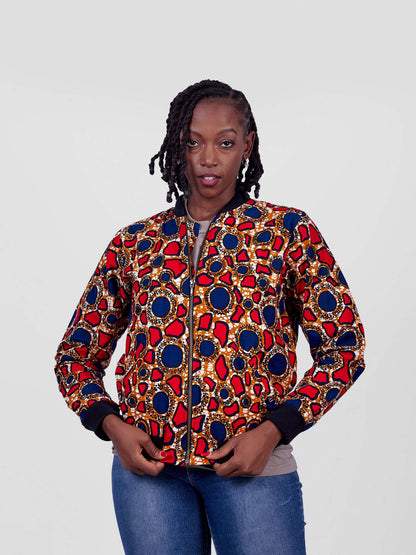 Kitenge Bomber Jacket