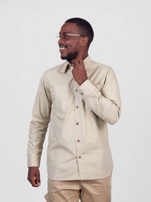 Kili Long Sleeve Safari Shirt – Made in Kenya | Ethical Cotton Outdoor Shirt