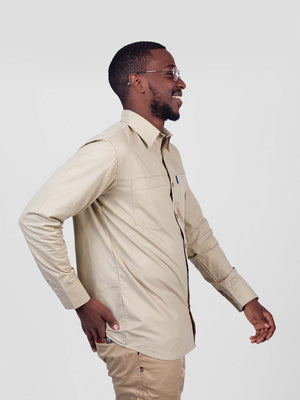 Kili Long Sleeve Safari Shirt – Made in Kenya | Ethical Cotton Outdoor Shirt