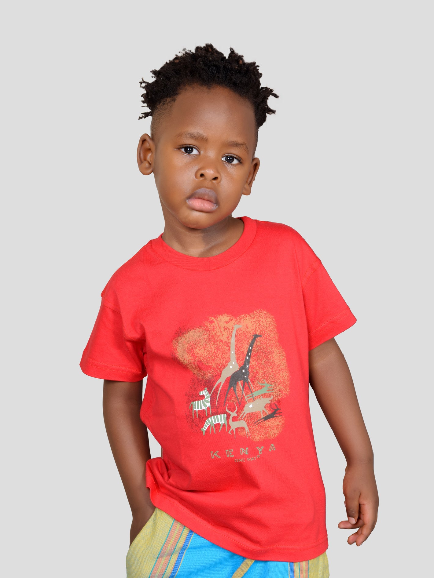 Kenya Cave Paintings Kids T-Shirt