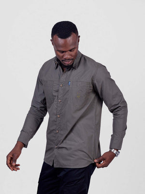 Kili Long Sleeve Safari Shirt – Made in Kenya | Ethical Cotton Outdoor Shirt