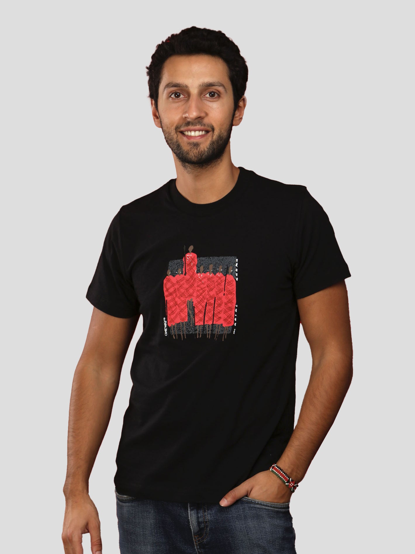 Masai Men T-Shirt - Black