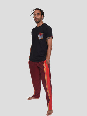 Wakanda T-Shirt with Kitenge Pocket – Bold African Fashion Made in Kenya