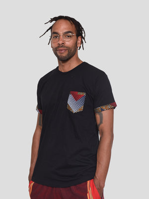 Wakanda T-Shirt with Kitenge Pocket – Bold African Fashion Made in Kenya