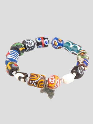African Trade Beads Bracelets