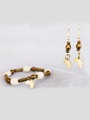 Lions Mane Bracelet & Earring Sets