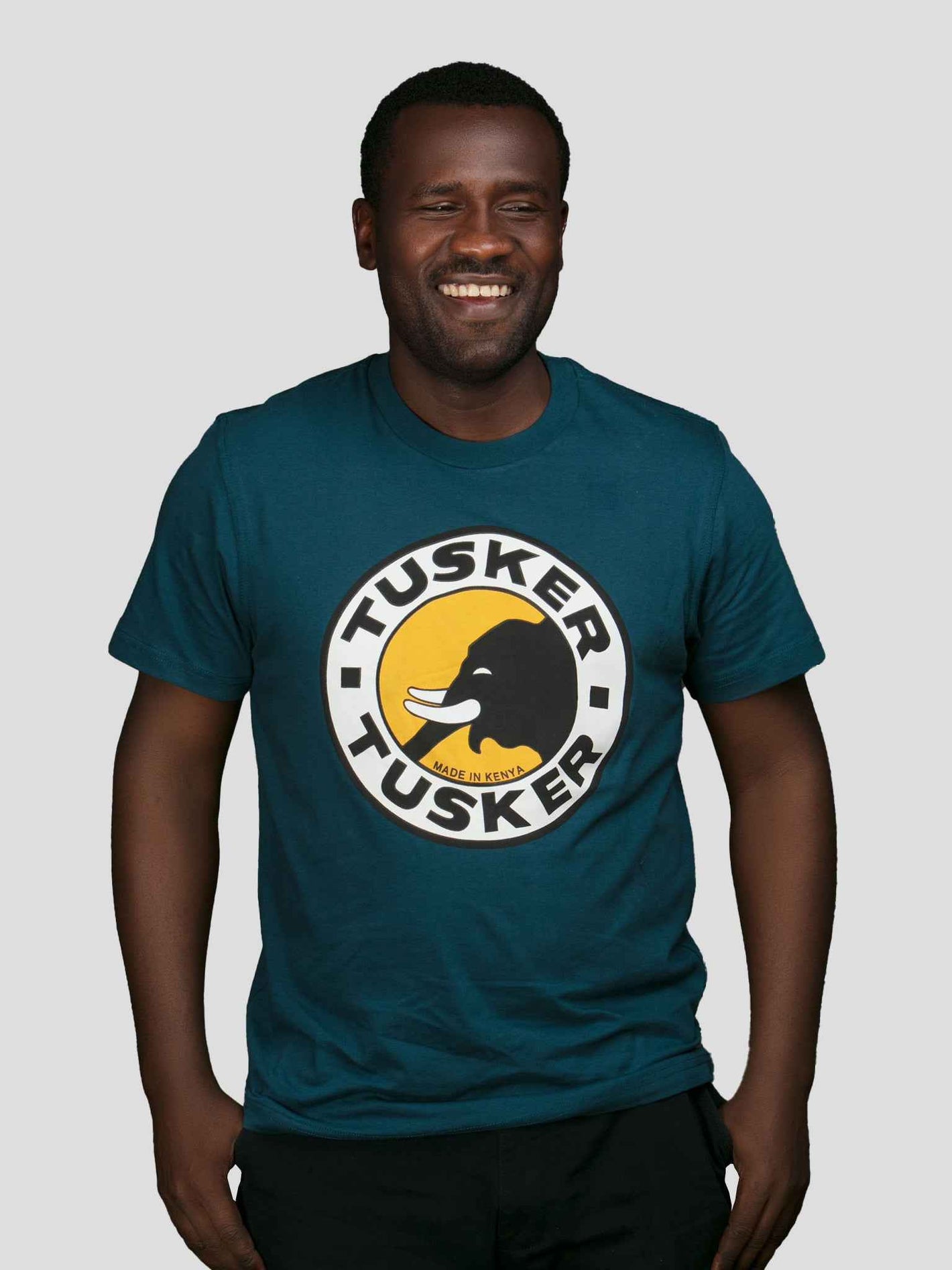 Tusker T-Shirt Big Logo – 100% Cotton, Made in Kenya | Oneway Kenya