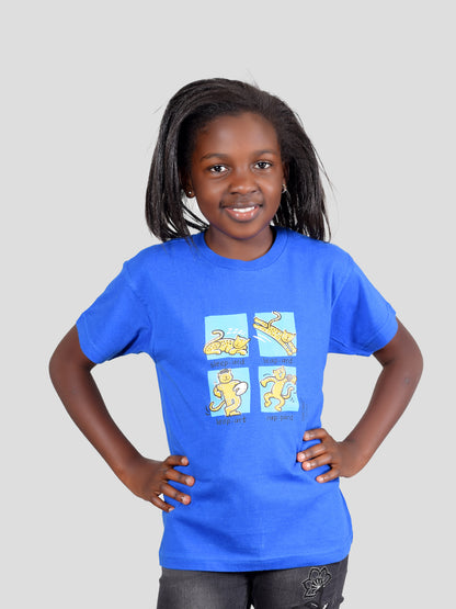 Four Fun Leopard Kids T-Shirt