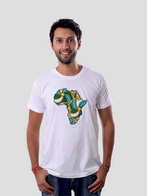 Africa Khanga Applique T-Shirt