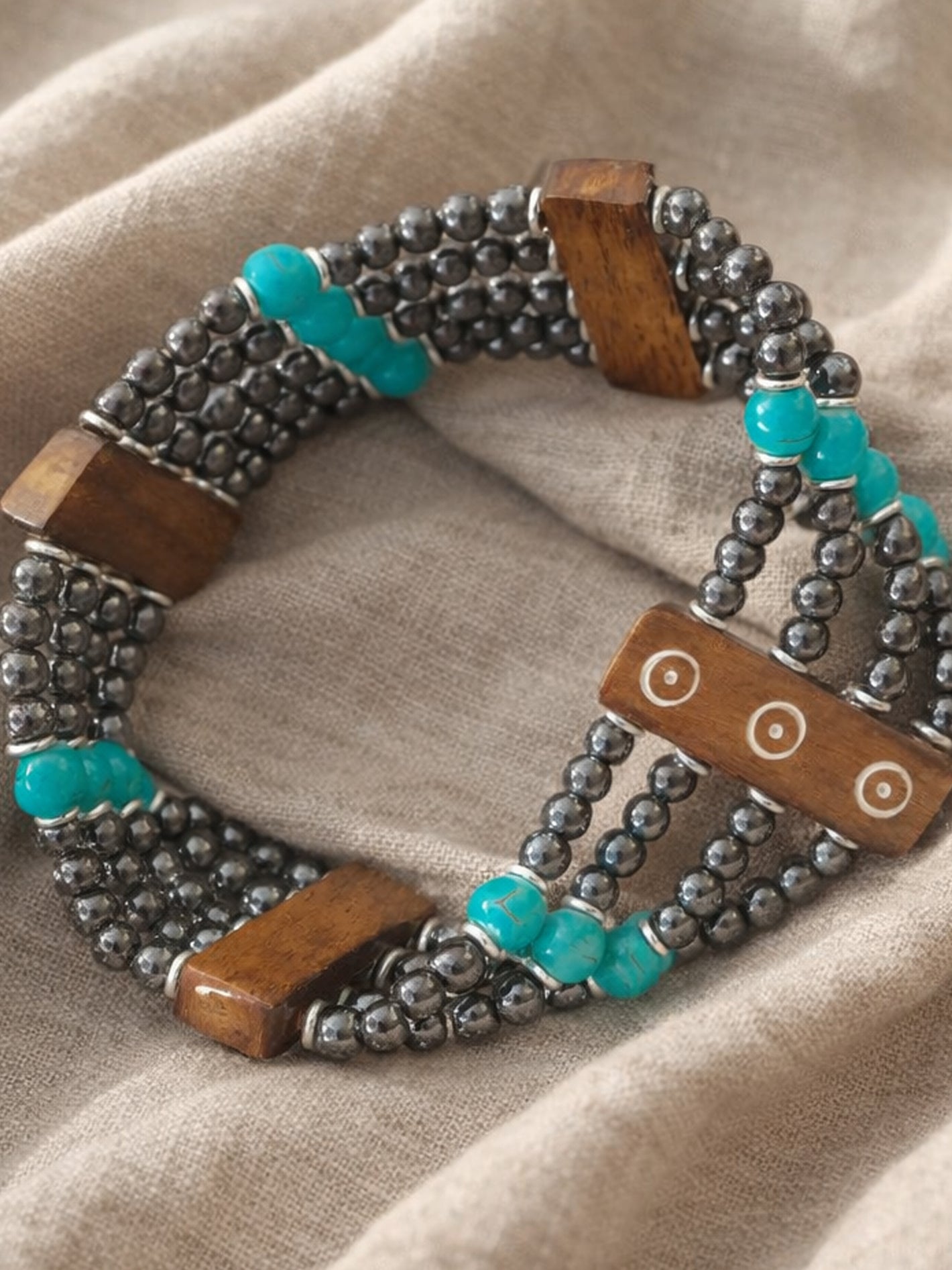 Janet Multi-Strand Cuff Bracelet | Handcrafted in Kenya by OneWay