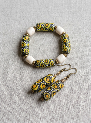 Josphine Bracelet and Earring Set - Elegant Accessory Collection