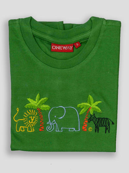 Animal At The Oasis Kids T-Shirt – Soft, Fun &amp; Adventure-Ready