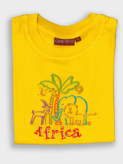 African Animals Kids T-Shirt | Wildlife Safari Kidswear | Oneway Kenya