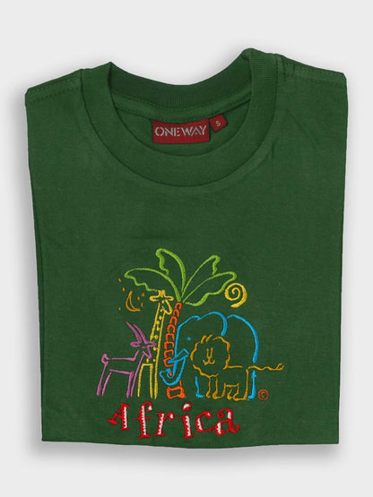 African Animals Kids T-Shirt | Wildlife Safari Kidswear | Oneway Kenya