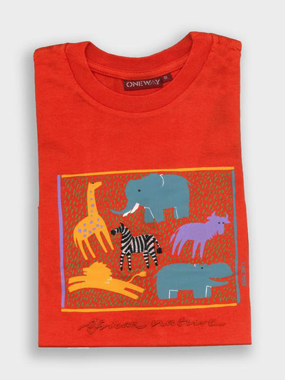 African Nature Kids T-Shirt | Ethical African Kidswear | Oneway