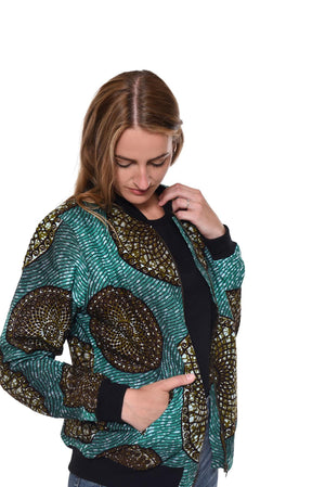 Wakanda Bomber Jackets With Kitenge